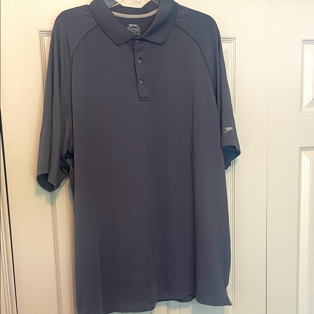 Slazenger Men's Gray Golf Shirt. Size XXL